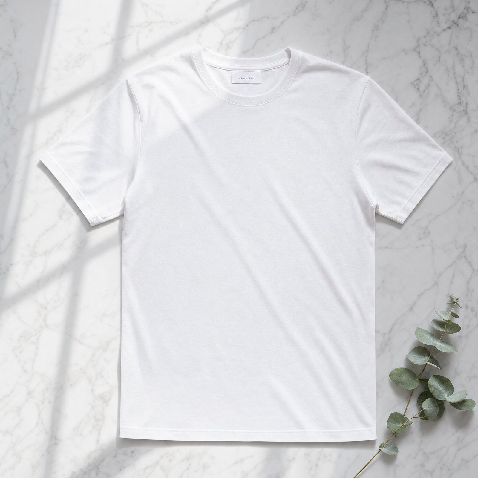 Koszulka premium Aurélien — minimal clean luxury AI